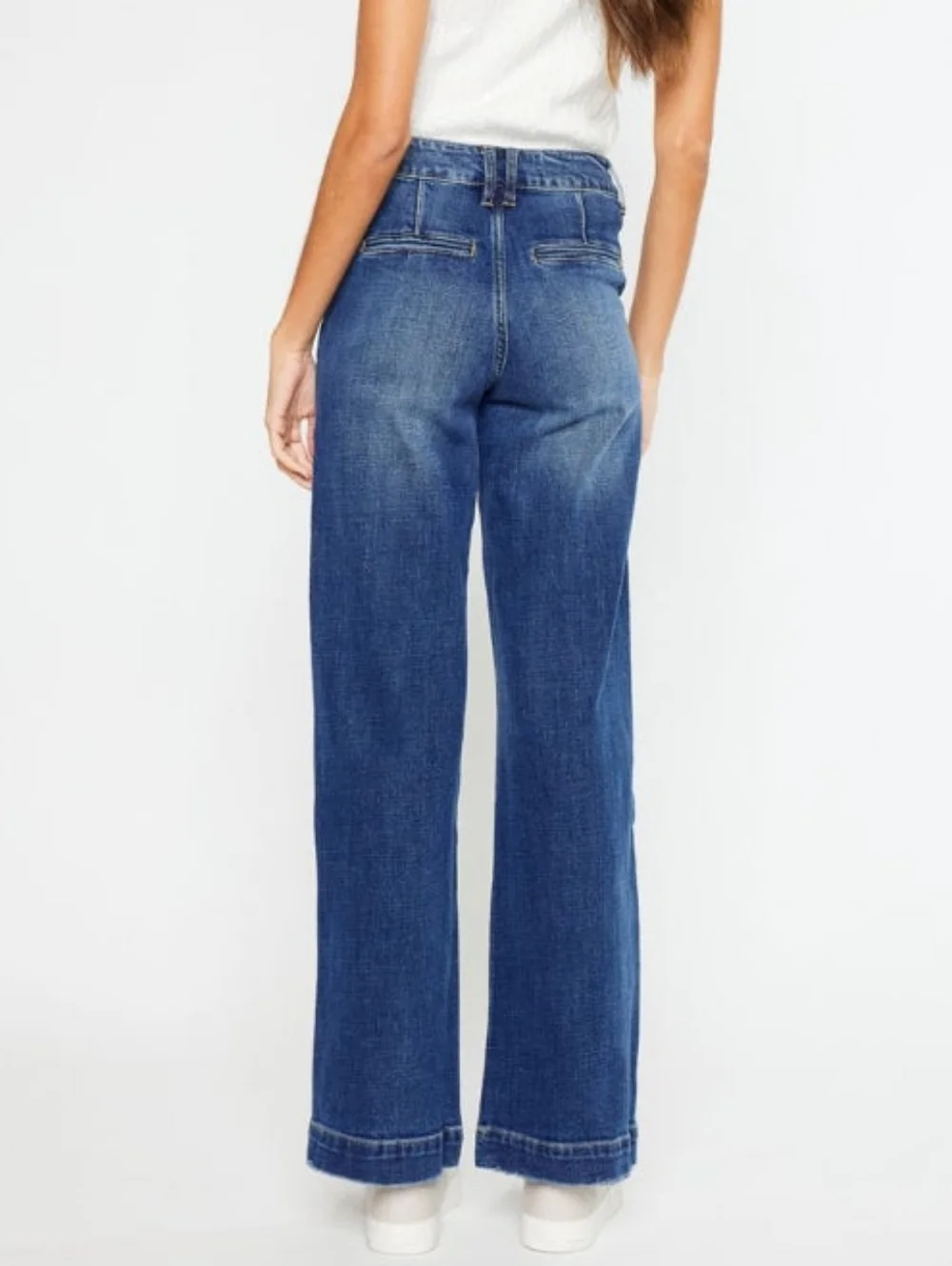 KanCan Celine Ultra High Rise Wide Leg Jeans Size 3/25 - Picture 2 of 13